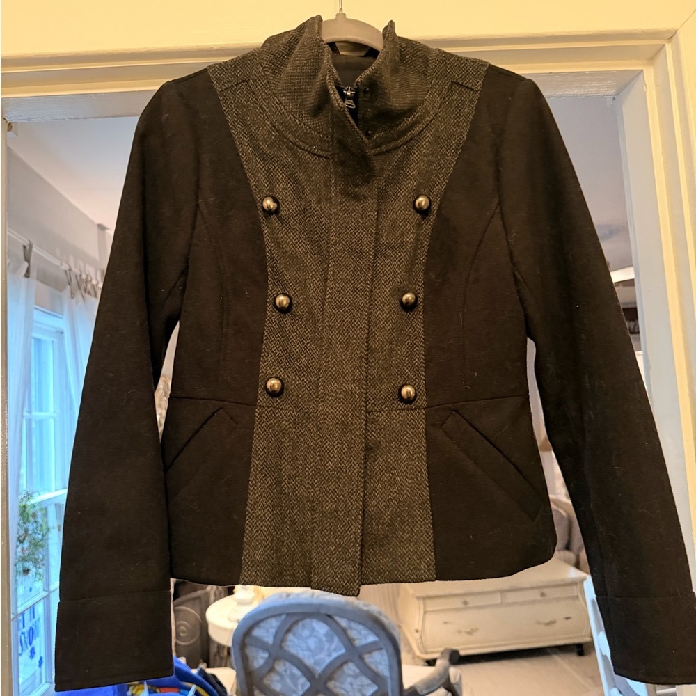 Jack by BB Dakota Wool Blend Military Style Jacket Coat Size S